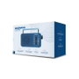 DAEWOO Radio bleue avec haut-parleur, entrée jack et poignée