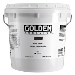 Golden Peinture Acrylique Heavy Body Terre d'Ombre Brûlée 3.78 L