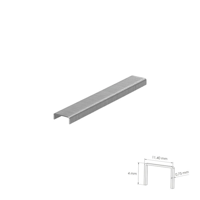 WOLFPACK LINEA PROFESIONAL Grapas Nº 3 - 4 mm (1 000 unités)