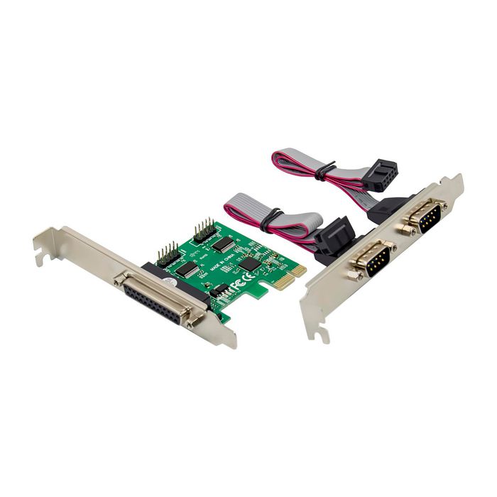 MicroConnect MC-PCIE-MCS1P2S Carte PCIe avec 1 port parallèle et 2 ports série MicroConnect MC-PCIE-MCS1P2S Carte PCIe avec 1 port parallèle et 2 ports série