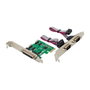 MicroConnect MC-PCIE-MCS1P2S Carte PCIe avec 1 port parallèle et 2 ports série