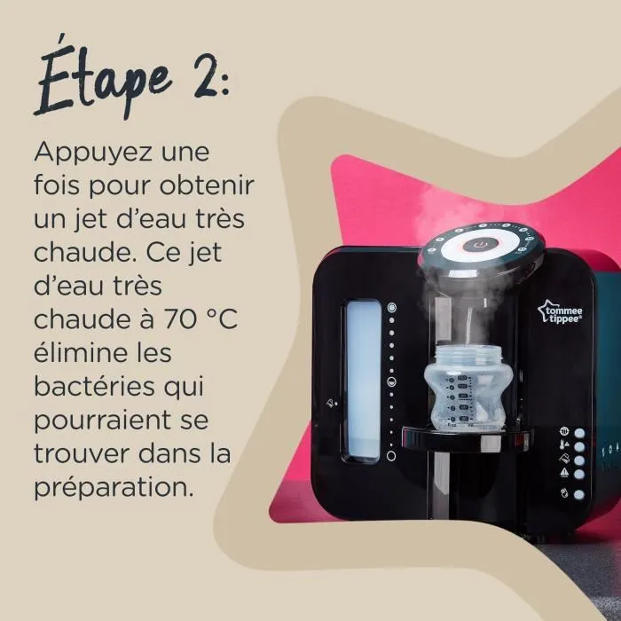 Chauffe-biberon Tommee Tippee Perfect Prep