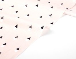 Dailylike Étoffe en coton avec motifs et bordures, 1,10 m x 3 m, épaisseur 30C