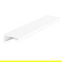 Viefe Tirador Way en aluminium - Blanc mat - Distance entre trous 128 mm - Poignée de tiroir minimaliste et contemporaine pour cuisine et salle de bain