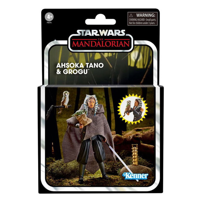 HASBRO Figura Ahsoka Tano and Grogu Vintage Collection Star Wars 10cm