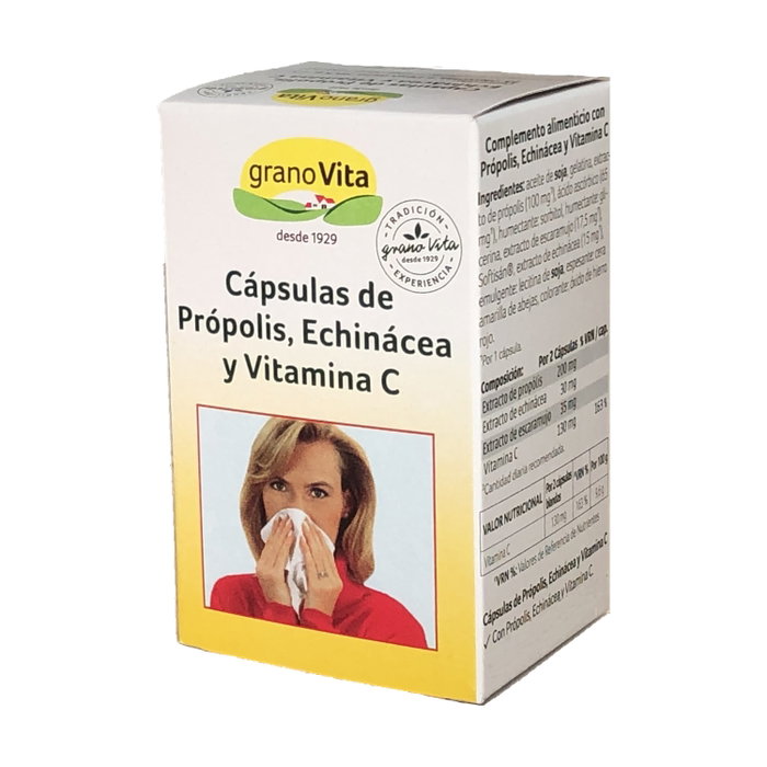 GRANOVITA Propolis, Echinacea et Vitamine C 75 capsules