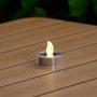 Outfit Lot de 4 bougies LED solaires
