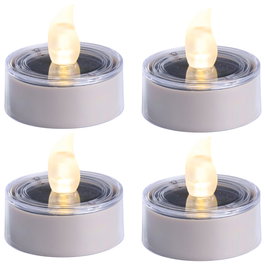 Outfit Lot de 4 bougies LED solaires