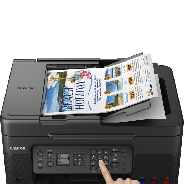 Canon Pixma G4570 Megatank Imprimante Multifonction 4en1 A4 Wi-Fi Fax Cartouche Rechargeable
