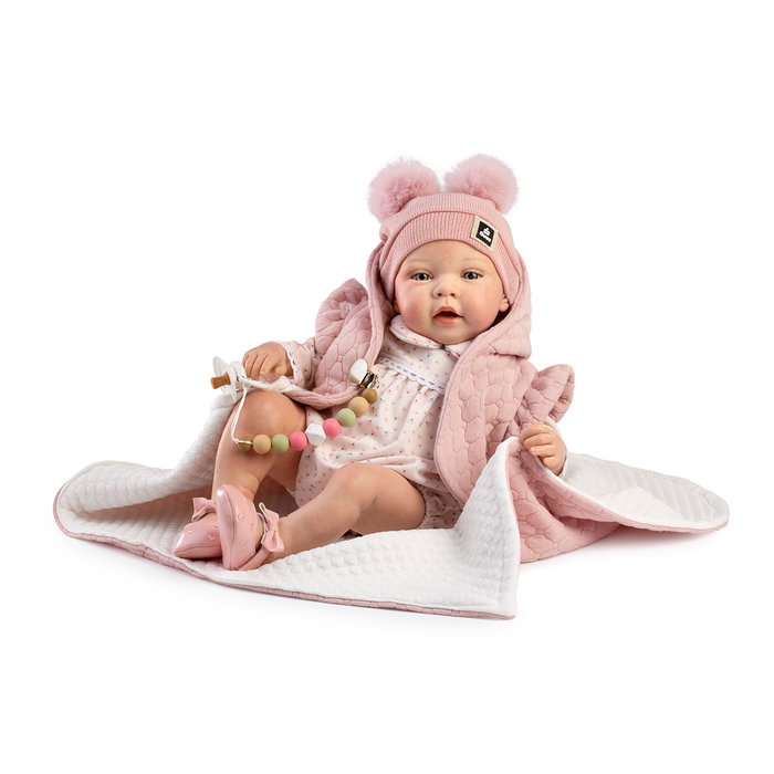 Poupée Reborn Candela 46 cm - Langue Espagnole - +6 Ans - Marque Guca