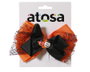 Pince à cheveux fantôme blanc Halloween orange