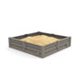 Smoby Bac Square Garden 2 en 1 - Bac à sable et carré potager 76x76cm