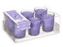 Acorde Lot de 6 Bougies en Verre Parfum Lavande 16x6x11 cm (Set de 12)