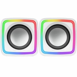 Haut-parleurs de PC Mars Gaming MSCUBEW Blanc