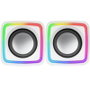 Mars Gaming MSCUBEW Enceinte Gaming 8W RGB DSP Blanc