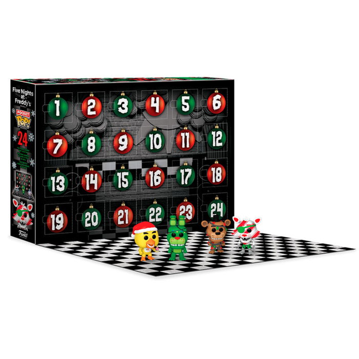 FUNKO - Calendrier de l'Avent Five Nights at Freddy's avec 24 Figurines Pop! - Référence Calendario adviento
