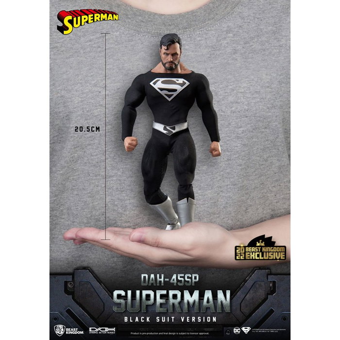 Beast Kingdom Figurine Superman DC Comics Articulée 20 cm ABS PVC Collection Limitée