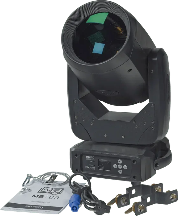 ALGAMLIGHT Projecteur LED 80W avec Effets de Couleur, Arc-en-ciel et Stroboscopique pour Éclairage de Scène