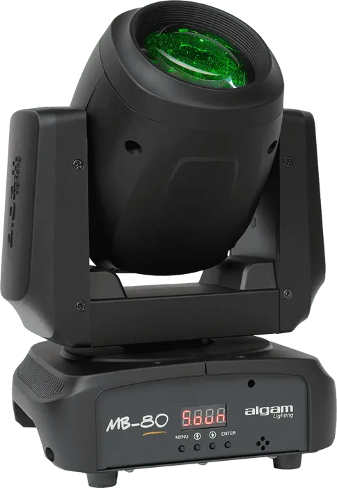 ALGAMLIGHT Projecteur LED 80W avec Effets de Couleur, Arc-en-ciel et Stroboscopique pour Éclairage de Scène