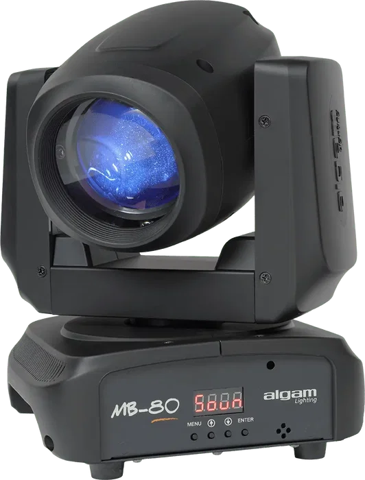 ALGAMLIGHT Projecteur LED 80W avec Effets de Couleur, Arc-en-ciel et Stroboscopique pour Éclairage de Scène
