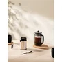 Bodum Young Press Cafetière à Piston 1 Litre (8 Tasses) en Verre avec Coque Protectrice Noire