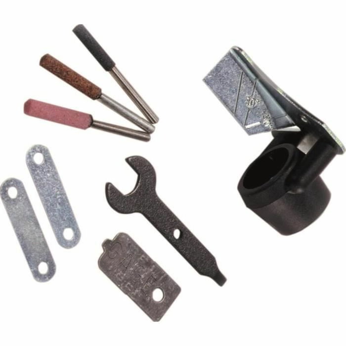 Dremel Kit d'affûtage pour tronçonneuse 1453 avec guide angulaire et pierres Dremel Kit d'affûtage pour tronçonneuse 1453 avec guide angulaire et pierres