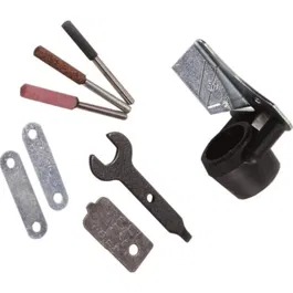 Dremel Kit d'Affûtage pour Chaîne de Tronçonneuse 1453 avec Guide Angulaire et Pierres d'Aiguisage, Compatible Outils Multi-Usage