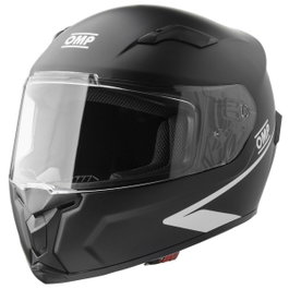 OMP Circuit EVO 2 Casque de karting noir mat, Taille M