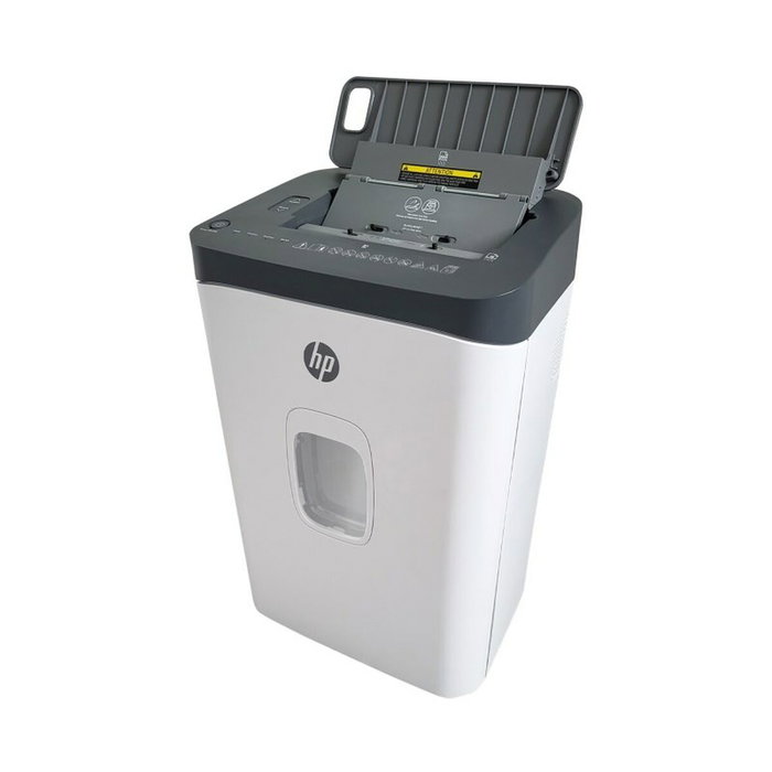 HP ONESHRED Auto 200cc 28 L Déchiqueteuse de Papier, Blanc et Gris