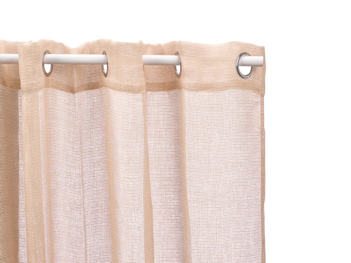 GIFTDECOR Cortina Beige Relieve Marron GIFTDECOR Cortina Beige Relieve Marron