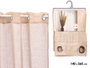 GIFTDECOR Cortina Beige Relieve Marron