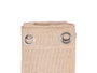 GIFTDECOR Cortina Beige Relieve Marron