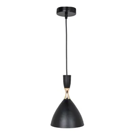 Lampe Suspendue Métal Lia SKD-P127-G, Design Unique, Douille E27, Cable Réglable