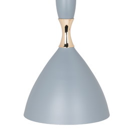 Suspension Lia Acier Gris 1xE27 Sans Ampoule [SKD-P127-G]