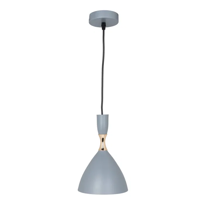 Lampe Suspendue Métal Lia SKD-P127-G, Design Unique, Douille E27, Cable Réglable