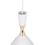 Lampe Suspendue Métal Lia SKD-P127-G, Design Unique, Douille E27, Cable Réglable