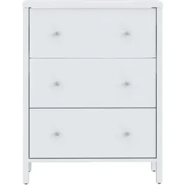 IPSARION IPQZ211-120 Meuble sous lavabo blanc avec 3 tiroirs - 64 x 40 x 83 cm