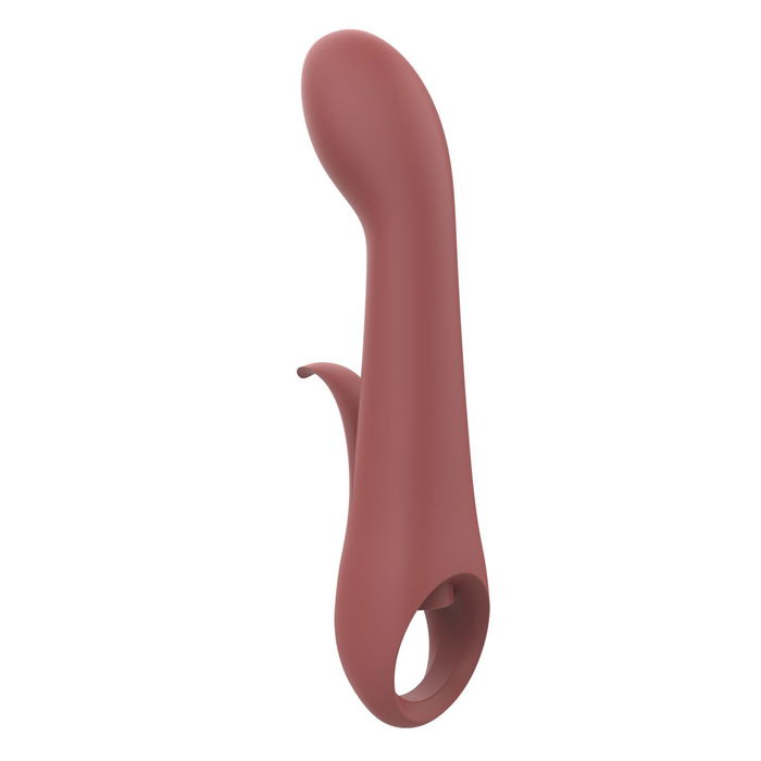 Vibration de Stimulation Double Nude Marron