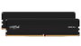 Crucial DDR5 Pro 32 Go (2x 16 Go) - Kit de mémoire RAM DDR5 6000 MHz UDIMM - Compatible Intel XMP 3.0 et AMD EXPO