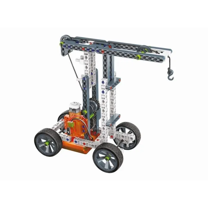 Clementoni - Véhicules et Machines - Jeu de Construction Mécanique - 50 Modèles avec Manuel et Application de Visualisation 3D - Plus de 250 Pièces - Fabriqué en Italie