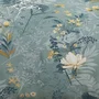 Today Parure de lit motif floral bleu 240 x 220 cm