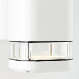 Brilliant - Applique murale extérieure JANDY - Blanc - Métal et verre - Pour 2 ampoules GU10 max 18W - IP44 - Éclairage jardin, terrasse, façade