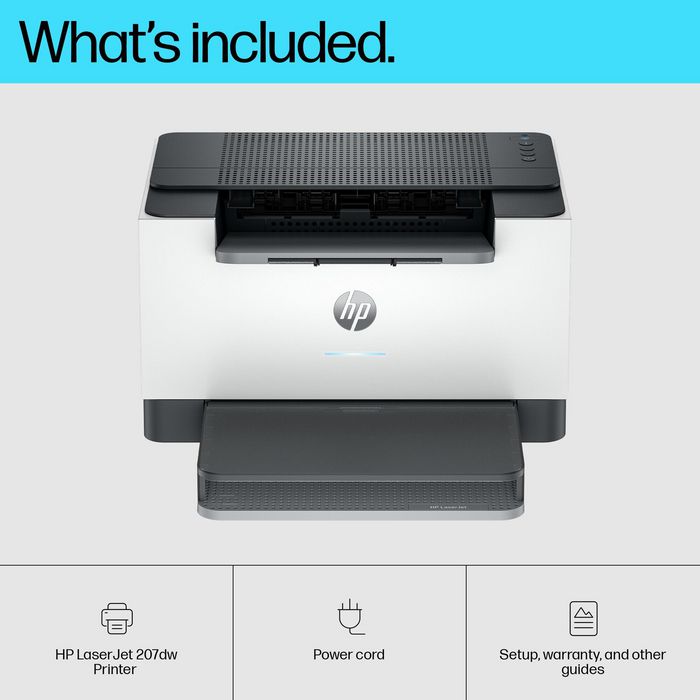 HP Imprimante LaserJet M207dw Noir et Blanc, 28 ppm, Wi-Fi, Impression Recto-Verso Automatique, Compacte
