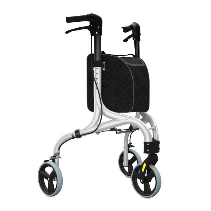 Weinberger Rollator en aluminium à 3 roues Gris Weinberger Rollator en aluminium à 3 roues Gris