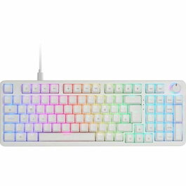 Clavier pour jeu Mars Gaming MKPROWBES Blanc Espagnol Qwerty
