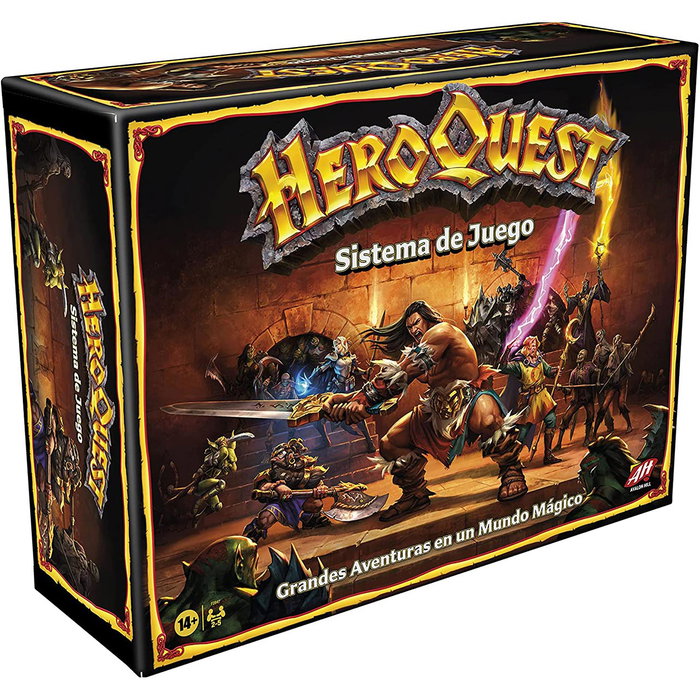 Hasbro Gaming Jeu De Table Heroquest F2847 en Espagnol - Jeu de Plateau Fantastique et d'Aventure pour 2 à 5 Joueurs à Partir de 14 Ans Hasbro Gaming Jeu De Table Heroquest F2847 en Espagnol - Jeu de Plateau Fantastique et d'Aventure pour 2 à 5 Joueurs à Partir de 14 Ans
