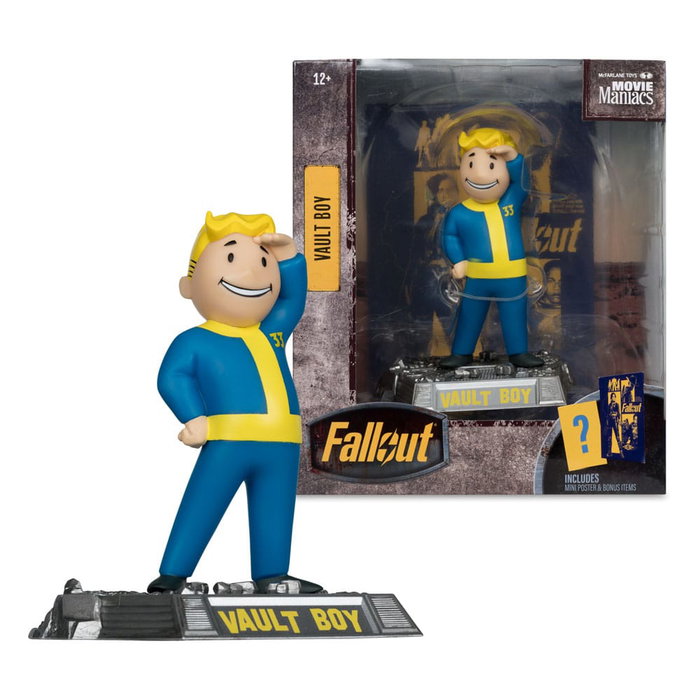 Fallout figurine Movie Maniacs Vault Boy Version 3 14 cm Fallout figurine Movie Maniacs Vault Boy Version 3 14 cm