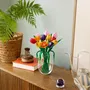 Lego Set de Construction pour Adultes Botanicals 11501 Le Bouquet de Tulipes - Décoration Florale Créative Sans Fanaison - Cadeau