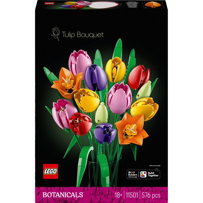 LEGO Botanicals Ramo de Tulipes 11501, Set de Construction pour Adultes de 576 pièces LEGO Botanicals Ramo de Tulipes 11501, Set de Construction pour Adultes de 576 pièces