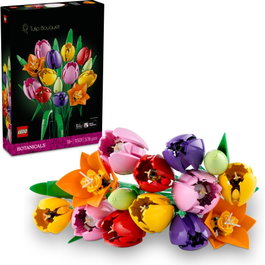 LEGO Botanicals Ramo de Tulipes 11501, Set de Construction pour Adultes de 576 pièces